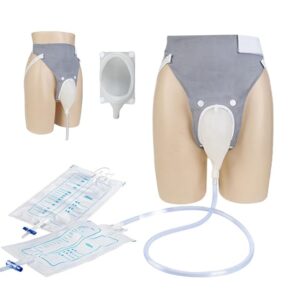 HANNEA® Wearable Urine Collector for Women, Portable Silicone Urine Collector, Breathable Cotton Pants, Reusable Urine Collection Bag (2000ml & 1000ml) for Women, Women Type
