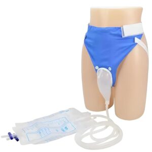 RAJry Female Reusable Urine Collector, Reusable Portable Urine Drainage Bag Leakproof Urine Connector Bag Travel Incontinence Bags For Female Elderly Urinary Bedridden Patients Urine Pee Cups 3000Ml